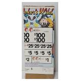 'Jokers Wild' Fund Raiser Game Tickets (sealed)