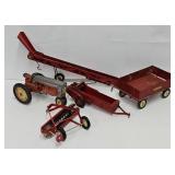 Vintage Tru-Scale Farm Tractor & Implements