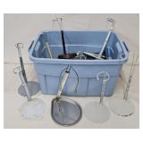 (28) Large Doll Stands