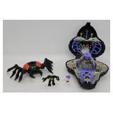 1992 Mighty Max Trapped by Arachnoid Playset