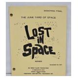 Autographed 1968 Lost in Space TV Series Script