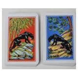 Dbl Deck KEM 'Panther' design playing cards