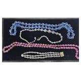 (4 Pcs) Vintage Austrian Crystal Jewelry