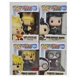 (4) Funko Pop 'Naruto Shippuden' Figures (MIB)