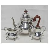 Williamsburg Steiff Pewter Tea Set