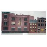 Model Railroader's Train Platform Back Drop