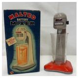 GW Japan Battery Op Toy 'Malted' Mixer w/Orig Box