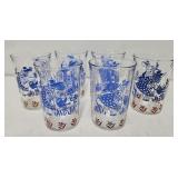 Set (6) Hazel Atlas 'Swanky Swig' Glasses