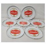 (7) New/Old c1950's Schaefer Beer Trays