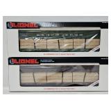 Train - Lionel O-Gauge I-Beam Flatcars w/Loads