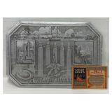 1936 Great Lakes Exposition Hot Mat & Ticket