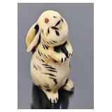 Antique Japanese Ivory Rabbit Netsuke