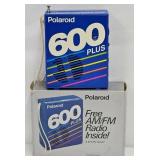 Polaroid Promo AM/FM Transistor Radio w/OB