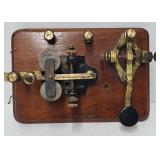Antique Telegraph Key by LG Tillotson & Co