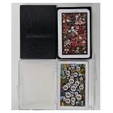 KEM 'Fantasy' & 'Daisies' design playing cards