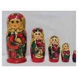 (5 Pc) Russian Matryoska Babushka Nesting Doll