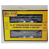 Train - Rail King O-Gauge NYC Combine/Diner Set