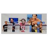 (4) Autographed Ron 'Faarooq' Simmons Photos