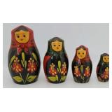 (5 Pc) Russian Matryoska Babushka Nesting Doll