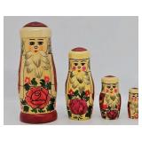 (4 Pc) 5 ' Russian Matryoska Babushka Nesting Doll