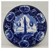 Wedgewood Flo-Blue 'Battle of Bennington' Plate