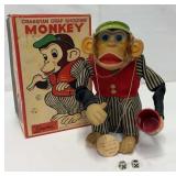 Alps Japan Battery Op Crap Shooting Monkey