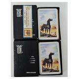 (2) Decks KEM 'Wild Horse' design playing cards