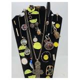 23 pc Collection of Antique Jewelry