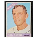 1966T #28 Phil Niekro Baseball Card
