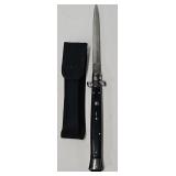 13' Italian Black Switchblade Knife by AKC