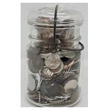 Ball Jar Full of Coins