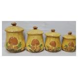 c1970's Arnel's Ceramic Canister Set