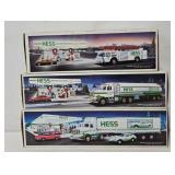 1989, 1990 & 1992 Hess Trucks (MIB)