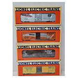 Train - (4) Lionel O-Gauge TTOS Freight Cars (MIB)