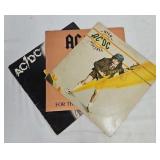 (3) High Grade AC/DC Hard Rock LP Records