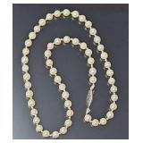 16' Strand of Hand Knotted Pearls
