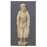 Antique Ivory Figural Needle Case