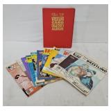 (11) Vintage Wrestling Magazines & Card Set