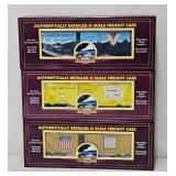 Train - (3) MTH O-Gauge Refrigerator Cars (MIB)