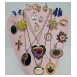 23 pc Vintage Costume Jewelry