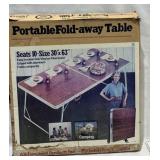 30" x 63" Aluminum Folding Table w/OB