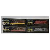 Train - (4) Weaver O-Gauge Hi-Rail Freight Cars