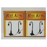 Train- (2 Sets) MTH Rail King #MT1031 Street Lamps