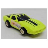 Tyco Neon Yellow Corvette HO Slot Car