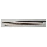 (3) Vintage Wooden Black Powder Rifle Ram Rods