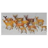 (13) c1966 Plastic Christmas Reindeer