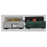 (4) Post War Lionel O-Gauge Box Cars