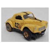 Aurora T-Jet Willys Gasser HO Slot Car