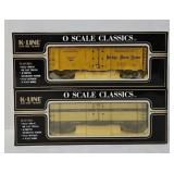 Train - (2) K-Line Classic Series Reefer (MIB)