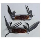 (2) Japan Multi-Tool Camp Knives